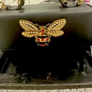 Black butterfly purse